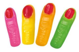 Gomas Dedos Brilho 1 Kg - Vidal