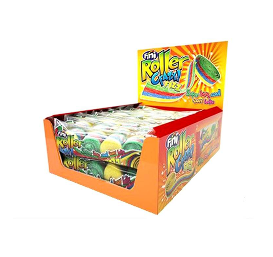 Gomas Roller coloridas pica 16x4 embaladas 16u -- Fini