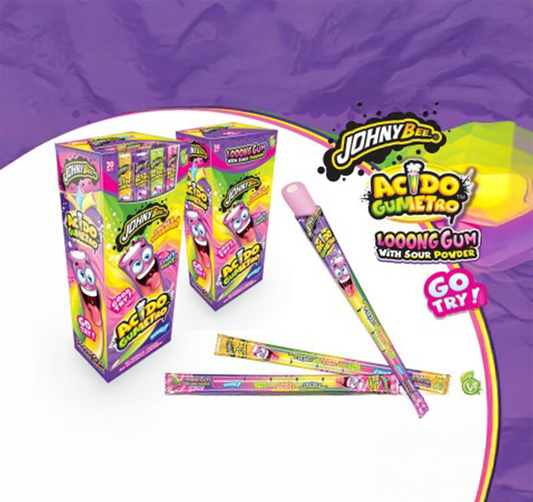 Pastilhas Johny Bee Gumetro Super Ácida 30u