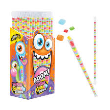 Pastilhas Johny Bee Gum Straws 90u