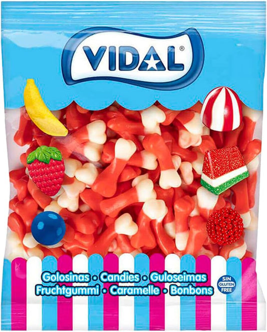 Gomas Ossos Brilho 1kg - Vidal