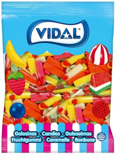 Gomas Dedos Brilho 1 Kg - Vidal