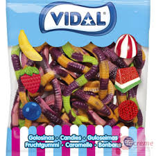 Gomas Anacondas XXL Brilho 1 Kg - Vidal