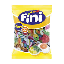 Gomas Aros Sortidos Coloridos Pica 1kg - Fini