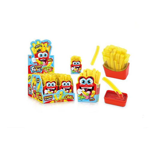 Gummy Fries Johny Bee Gomas e Gel 12u