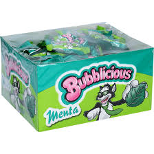 Pastilhas Bubblicious Menta 100u