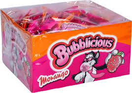 Pastilhas Bubblicious Morango 100u