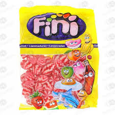 Gomas Beijos Twist Morango Nata Brilho 1kg - Fini