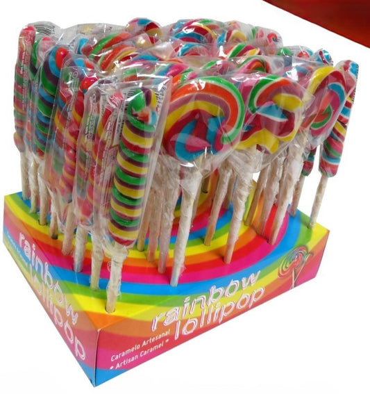 Chupas Artesanais Arco Iris Variados 45u