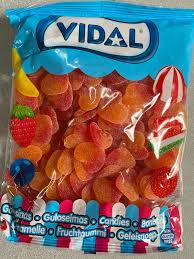 Gomas Corações Pêssego açúcar kg - Vidal