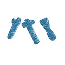 Gomas Ferramentas Framboesa pinta linguas super ácidas 1kg - Fini