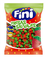 Gomas Morangos Mini Brilho 1kg - Fini