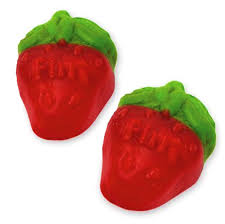 Gomas Morangos Recheio 1kg - Fini