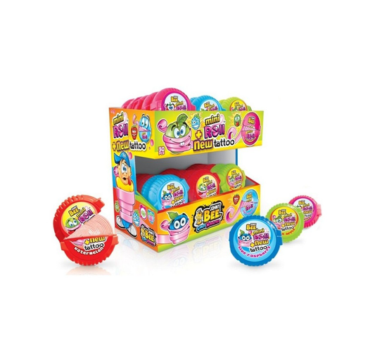 Pastilhas Johny Bee Crazy Roll Tatoo 30u