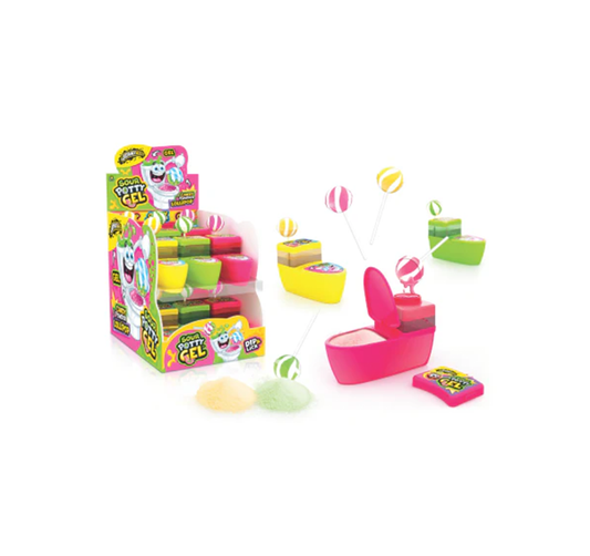 Chupas Sour Potty Gel Johny Bee 12u