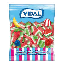 Gomas Talhadas de Melancia açúcar 1kg - Vidal