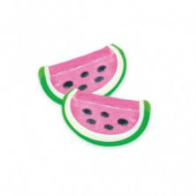 Gomas Talhadas Melancia Brilho 250u - Vidal