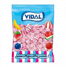 Gomas Tartitas Morango açúcar 250u - Vidal