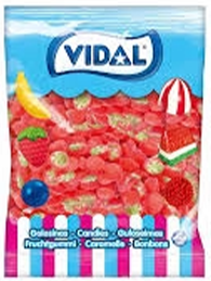 Gomas Tartitas Twist Melancia açúcar 250u - Vidal