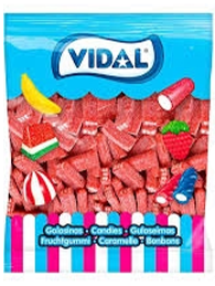 Gomas Tijolos Morango Pica kg - Vidal