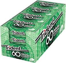 Pastilhas Trident 60 minutos Spearmint 16u